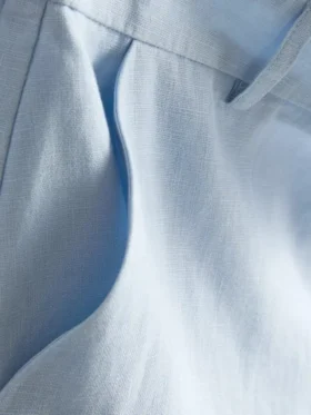 The Edit linnen klassieke korte broek