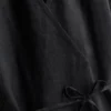 The Edit linnen wikkelblouse met V-hals