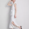 The Edit maxi-rok van linnen