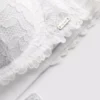 The Edit push-up-bh met bloemenkant