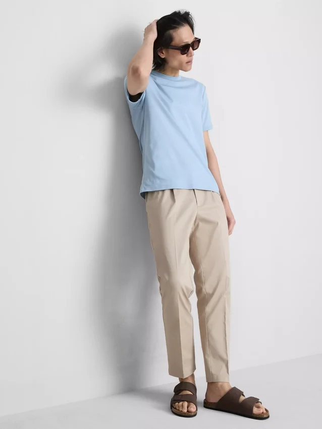 The Edit slim-fit katoenen T-shirt