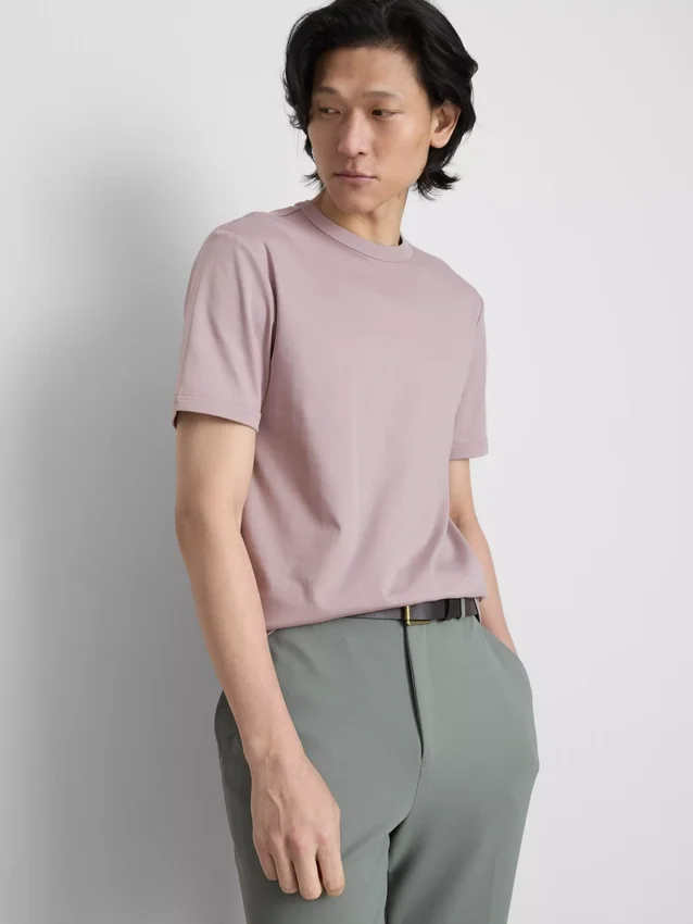 The Edit slim-fit katoenen T-shirt