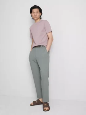 The Edit slim-fit katoenen T-shirt