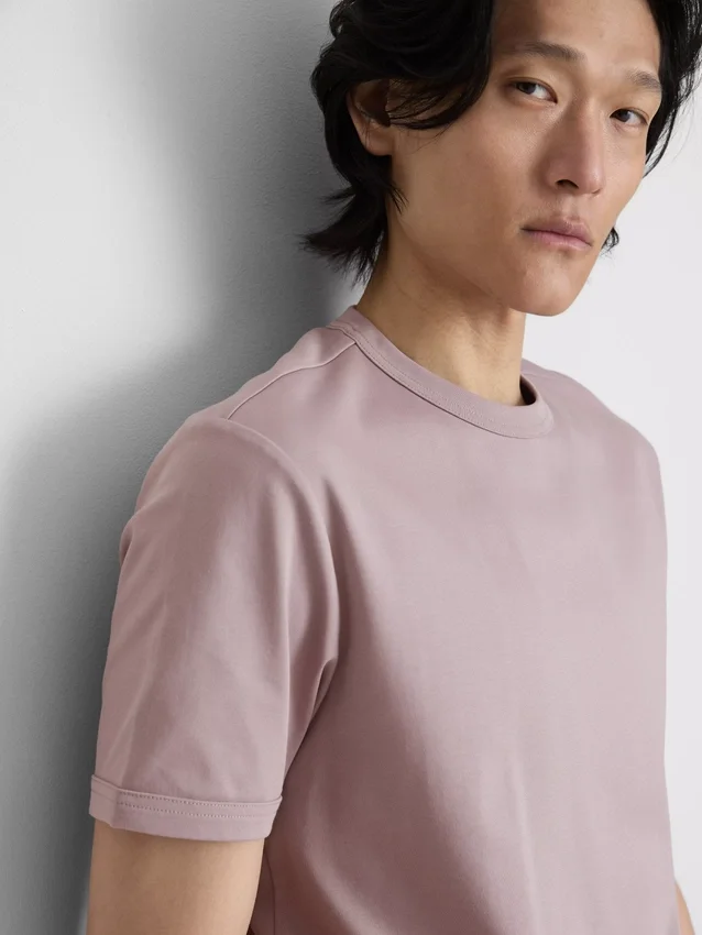 The Edit slim-fit katoenen T-shirt