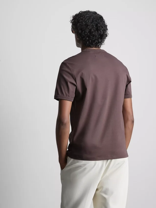 The Edit slim-fit katoenen T-shirt