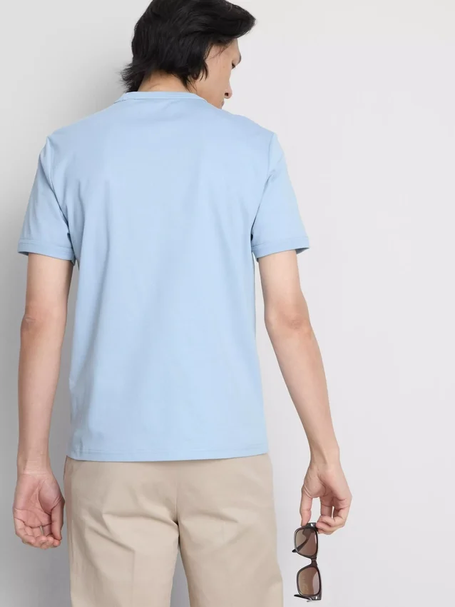 The Edit slim-fit katoenen T-shirt