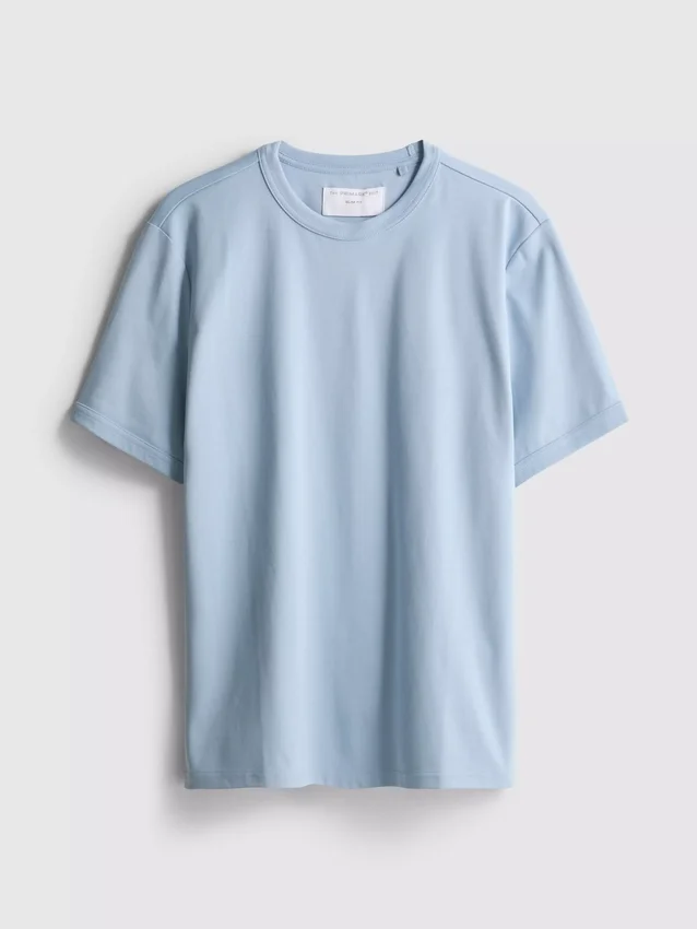 The Edit slim-fit katoenen T-shirt