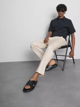 The Edit slim fit peached broek
