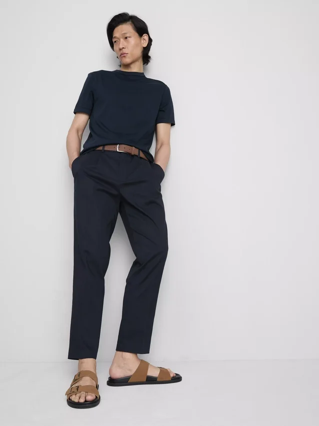 The Edit slim fit peached broek
