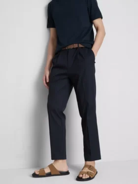 The Edit slim fit peached broek