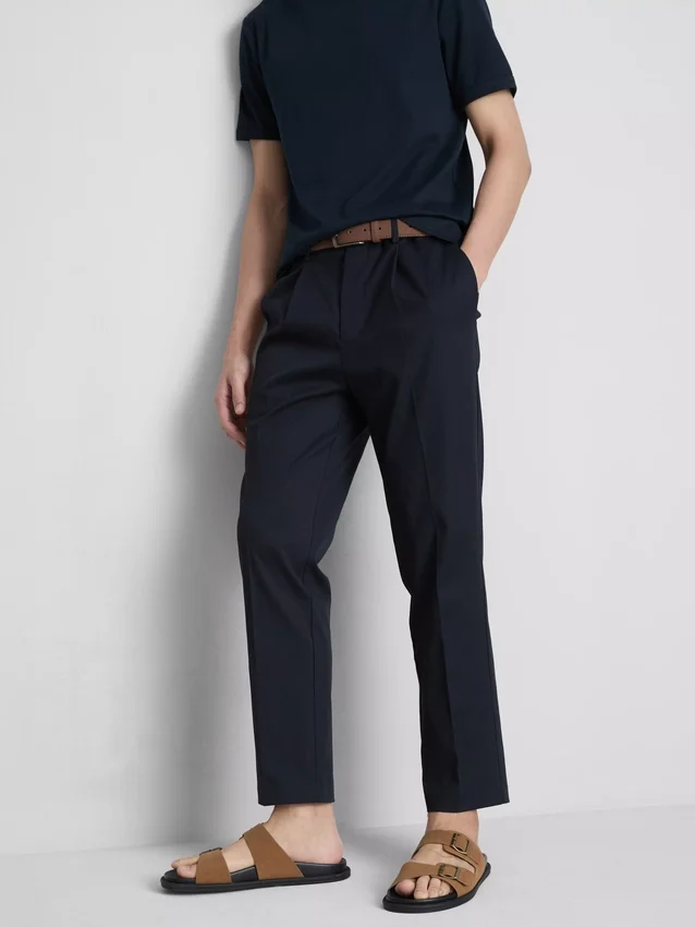 The Edit slim fit peached broek