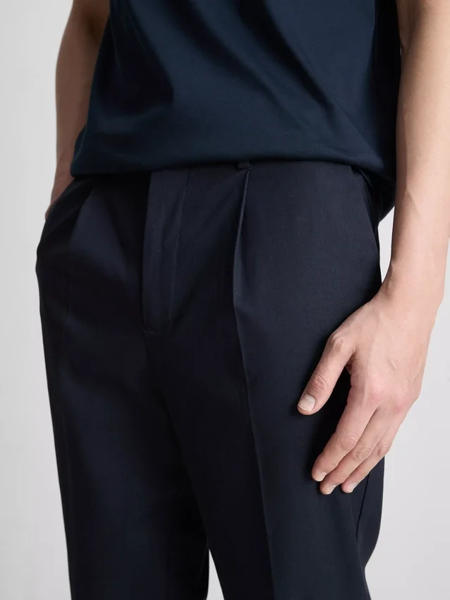 The Edit slim fit peached broek