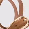 The Edit suède smalle riem