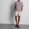 The Edit T-shirt van katoen met textuur