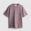 The Edit T-shirt van katoen met textuur