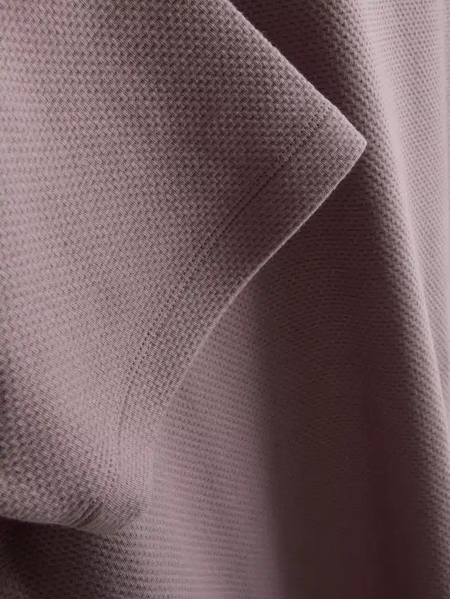 The Edit T-shirt van katoen met textuur