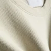 The Edit T-shirt van katoen met textuur