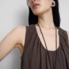 The Edit trapeze maxi-jurk