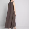 The Edit trapeze maxi-jurk