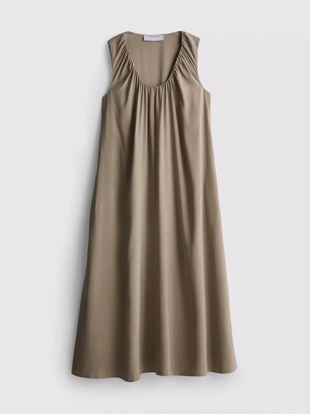 The Edit trapeze maxi-jurk