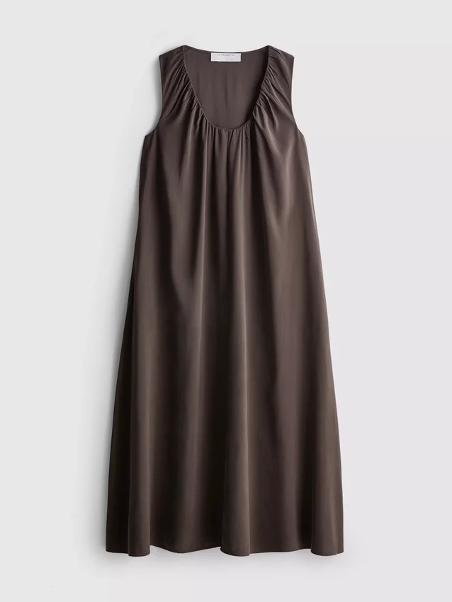 The Edit trapeze maxi-jurk