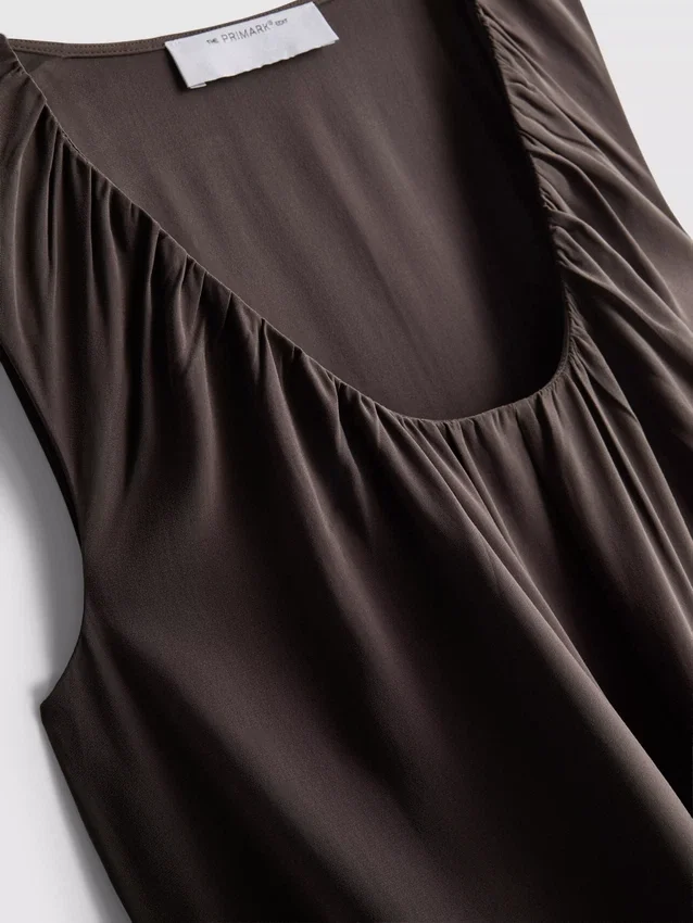 The Edit trapeze maxi-jurk