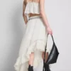 The Primark Scene | Asymmetrische maxi-rok met borduursels