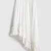 The Primark Scene | Asymmetrische maxi-rok met borduursels