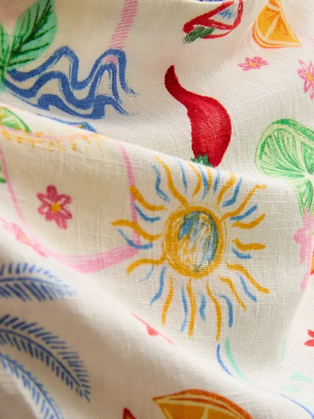 The Primark Scene | Bandeautop met print en ronde hals