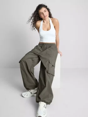 The Primark Scene | Cargo-broek met middelhoge taille en trekkoord