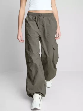 The Primark Scene | Cargo-broek met middelhoge taille en trekkoord