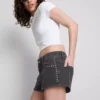 The Primark Scene | Katoenen denim micro-short met studs