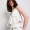 The Primark Scene | Katoenen top met broderie en V-hals