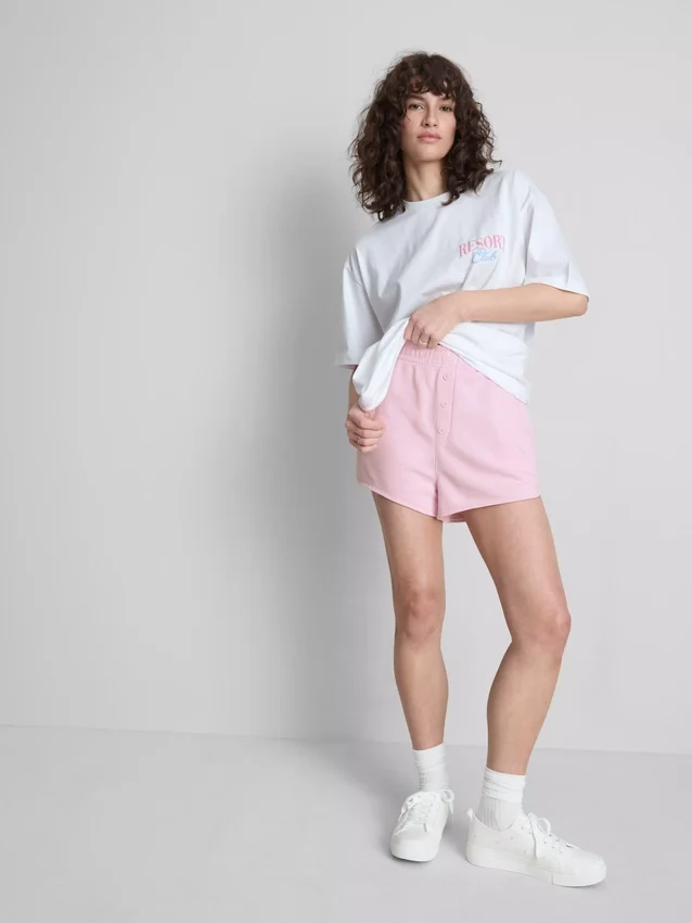 The Primark Scene | Katoenrijke shorts met knoopdetail