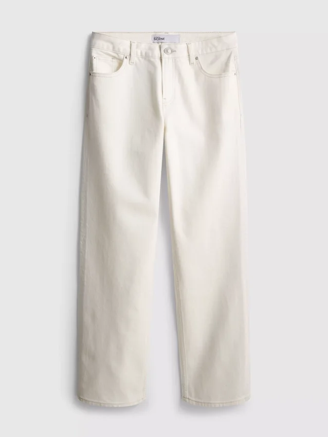 The Primark Scene | laag uitgesneden jeans met rechte pijpen