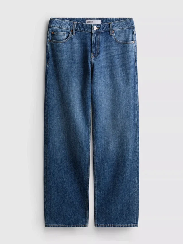 The Primark Scene | laag uitgesneden jeans met rechte pijpen