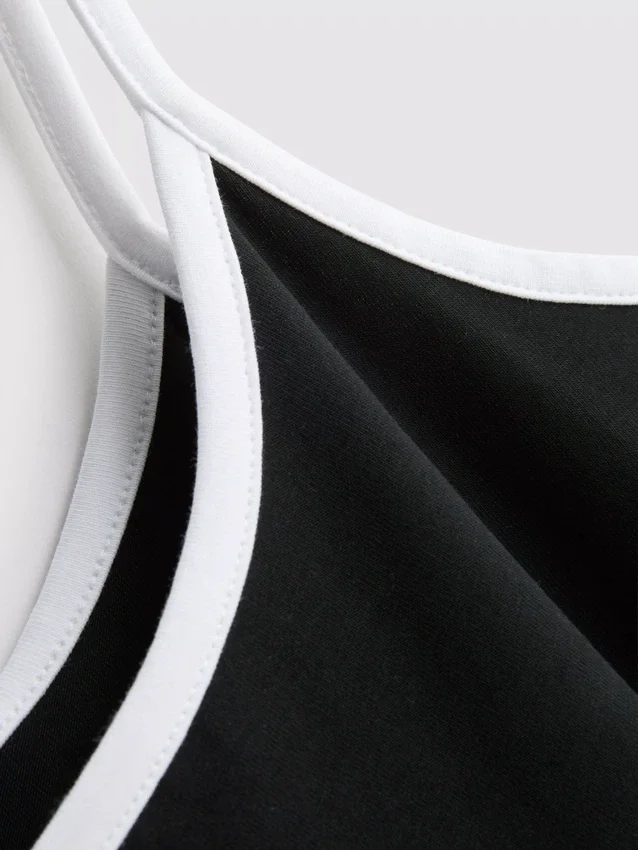 The Primark Scene | mini-jurk met bandjes en contrasterende rand
