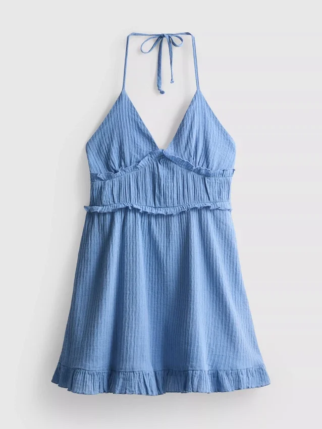 The Primark Scene | Mini-jurk met gekreukelde ruches