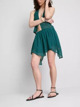The Primark Scene | mini-rok van mesh met kralen