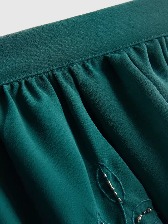 The Primark Scene | mini-rok van mesh met kralen