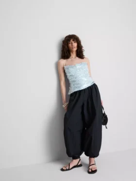 The Primark Scene | Top met bandjes, pailletten en cowl-hals