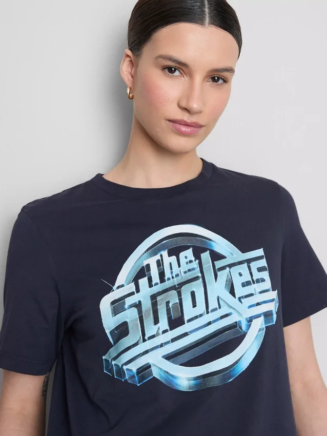 The Strokes T-shirt met print