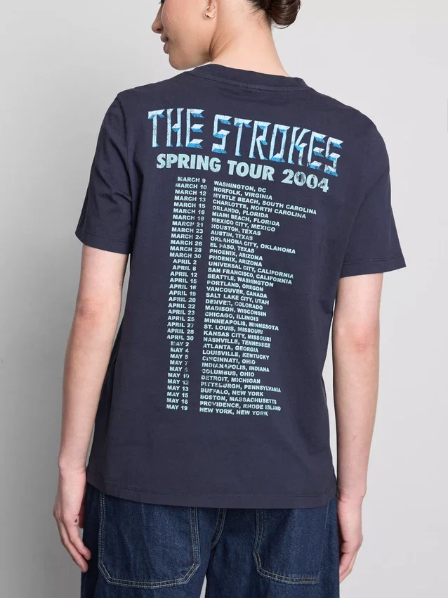 The Strokes T-shirt met print