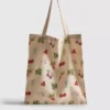 Tote bag met plantaardige print