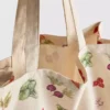 Tote bag met plantaardige print