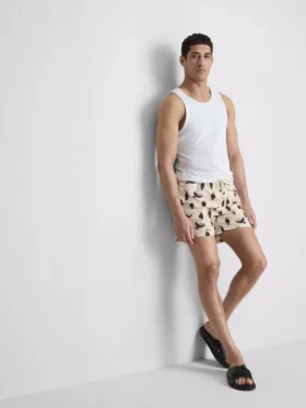 Toucan-shorts met trekkoord in de tailleband