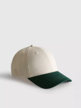 Tweekleurige baseballpet
