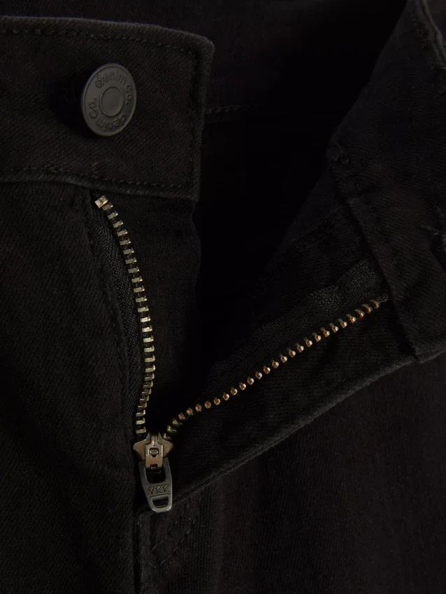 Twill broek met rechte pijpen