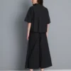 Ultiem katoen boxy-shirt met korte mouwen