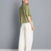 Ultiem katoen boxy-shirt met korte mouwen